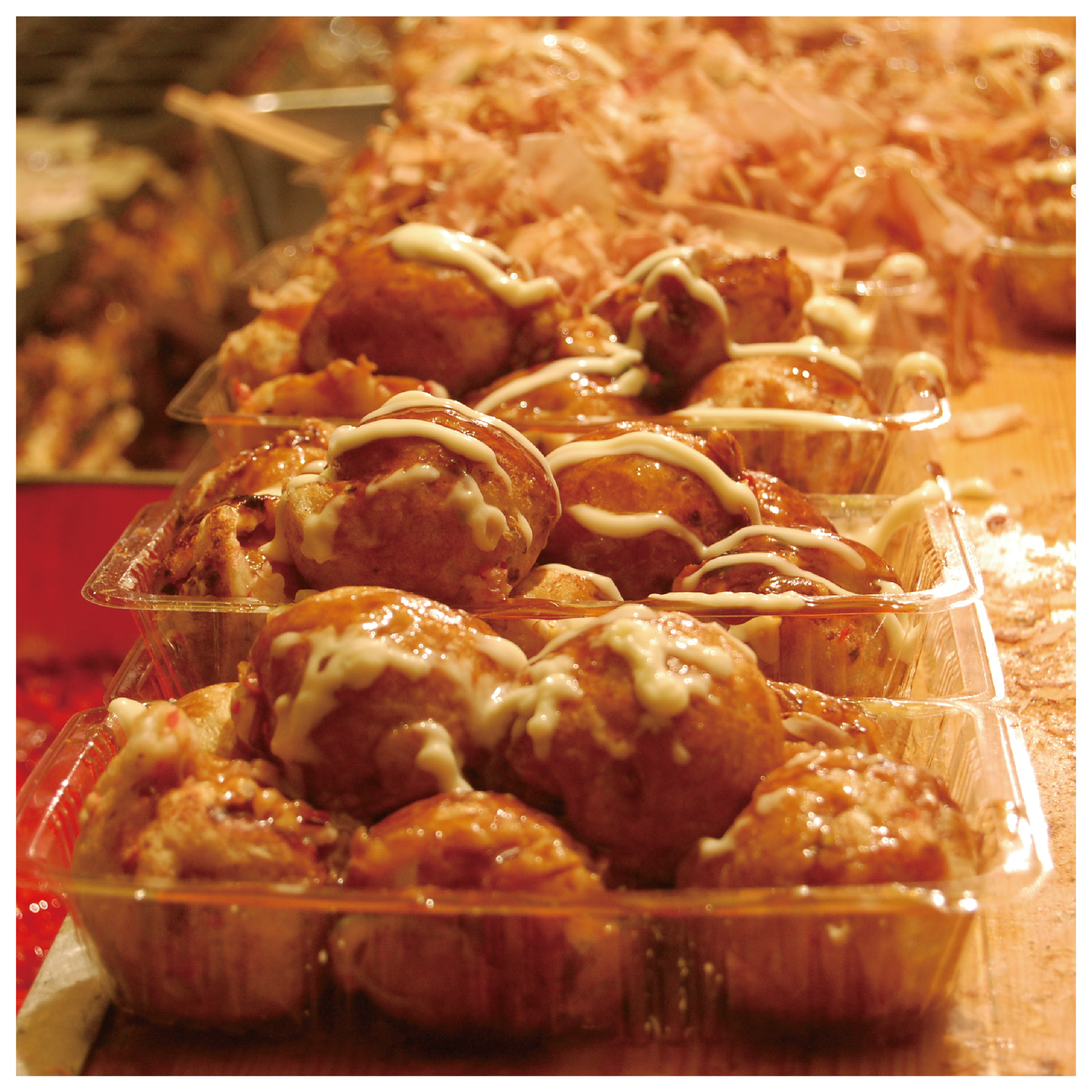 屋台のたこ焼き